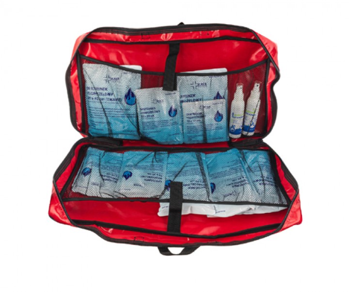 Zestaw opatrunków hydrożelowych Longbow dla PSP w torbie